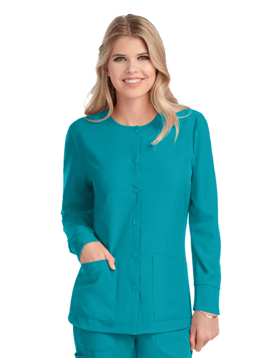 Women's 2-Pocket Jacket - SK401 - Teal