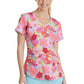 Women's Wrinkle Release Top - SKT021 - Blissful Blossom