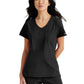 Women's High-Low Hem Tuck-In Top - SKT147 - Black