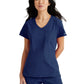 Women's High-Low Hem Tuck-In Top - SKT147 - Navy