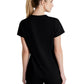 Women's 1 Pocket Tulip Hem Flow Top - SKT221 - Black