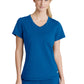 Women's 1 Pocket Tulip Hem Flow Top - SKT221 - New Royal