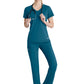 Women's 1 Pocket Tulip Hem Flow Top - SKT221 - Bahama