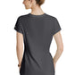 Women's Two Pocket V-Neck Coast Top - SKT259 - Pewter