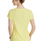 Women's Two Pocket V-Neck Coast Top - SKT259 - Lemon Glow