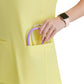 Women's Two Pocket V-Neck Coast Top - SKT259 - Lemon Glow