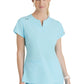 Women's Two Pocket V-Neck Coast Top - SKT259 - Poolside Blue