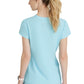 Women's Two Pocket V-Neck Coast Top - SKT259 - Poolside Blue