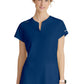 Women's Two Pocket V-Neck Coast Top - SKT259 - Navy