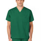 Unisex Double-Pocket V-Neck Top - 100 - Hunter
