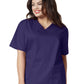Women's Four-Pocket V-Neck Top - 101 - Grape