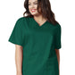 Women's Four-Pocket V-Neck Top - 101 - Hunter