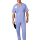Men's Four-Pocket Modified V-Neck Top - 103 - Ceil Blue