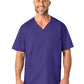 Men's Four-Pocket Modified V-Neck Top - 103 - Grape