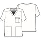 Men's Four-Pocket Modified V-Neck Top - 103 - White
