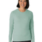 Women's Watch Window Long Sleeve Underscrub Tee - 2139 - Sky Blue Heather