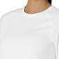 Women's Watch Window Long Sleeve Underscrub Tee - 2139 - White