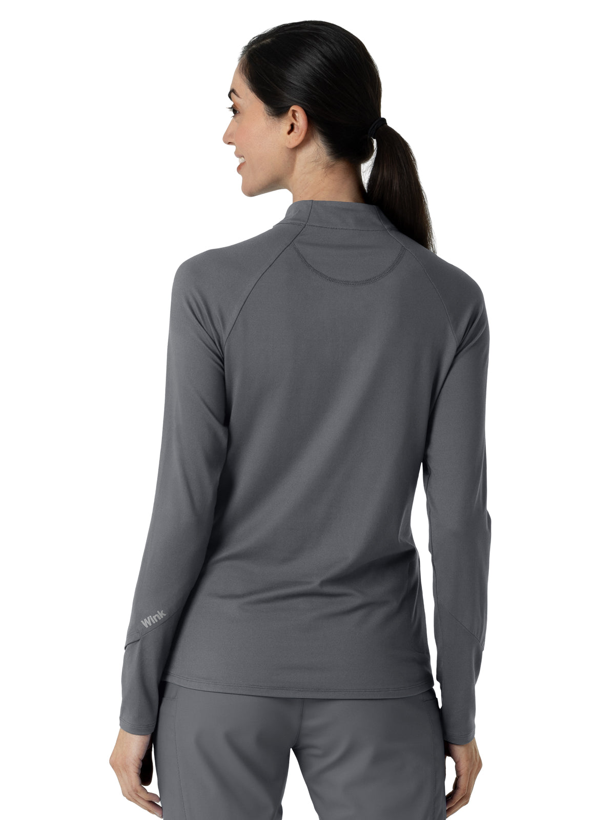 Women's Watch Window Quarter Zip Top - 2239 - Pewter