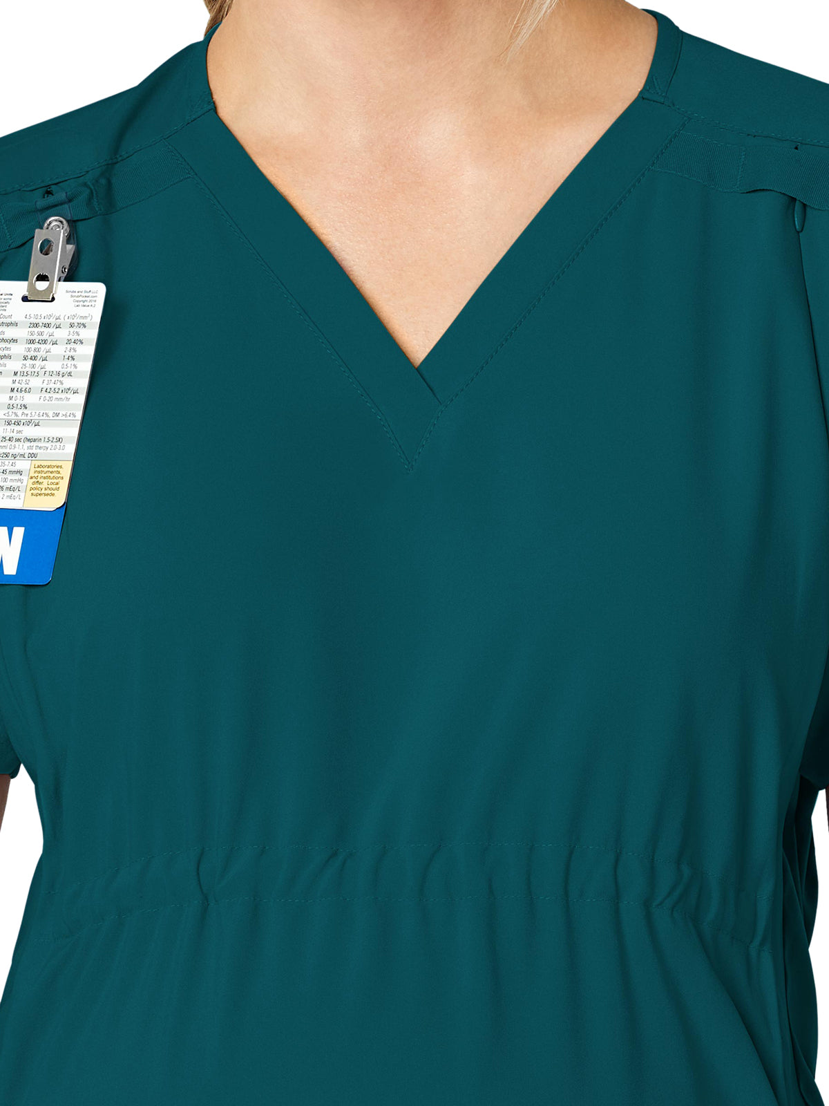 Women's Five-Pocket Maternity Top - 4555 - Caribbean