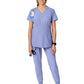 Women's Five-Pocket Maternity Top - 4555 - Ceil Blue
