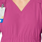 Women's Five-Pocket Maternity Top - 4555 - Hot Pink