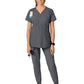 Women's Five-Pocket Maternity Top - 4555 - Pewter
