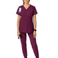 Women's Five-Pocket Maternity Top - 4555 - Wine