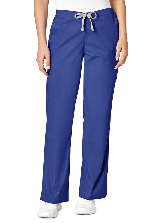 Women's Four-Pocket Flare Leg Pant - 502 - Galaxy Blue