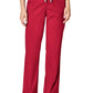Women's Four-Pocket Flare Leg Pant - 502 - Red