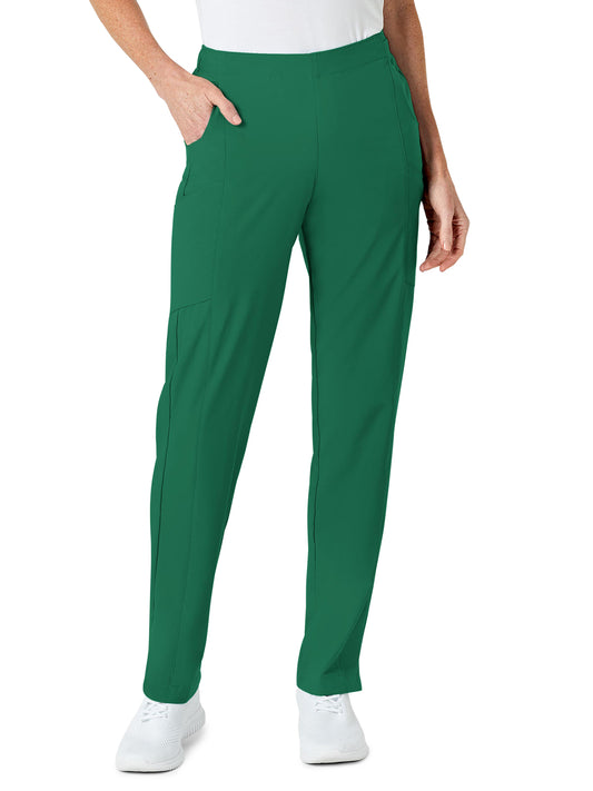 Women's Eight-Pocket Flat-Front Cargo Pant - 5155 - Hunter