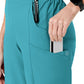 Women's Eight-Pocket Flat-Front Cargo Pant - 5155 - Teal