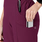 Women's Eight-Pocket Flat-Front Cargo Pant - 5155 - Wine