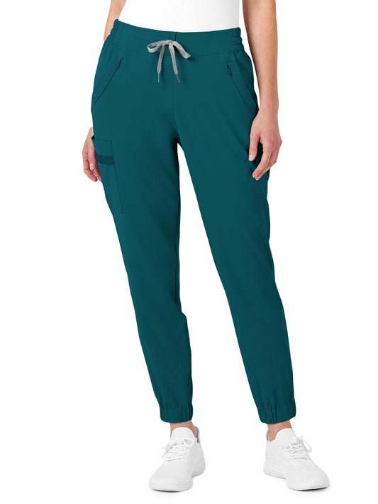 Women's Seven-Pocket Jogger Pant - 5234 - Caribbean Blue