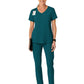 Women's Five-Pocket High Waist Slim Cargo Pant - 5334 - Caribbean