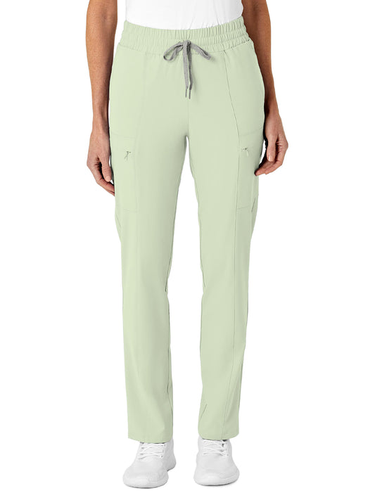 Women's Five-Pocket High Waist Slim Cargo Pant - 5334 - Fresh Mint