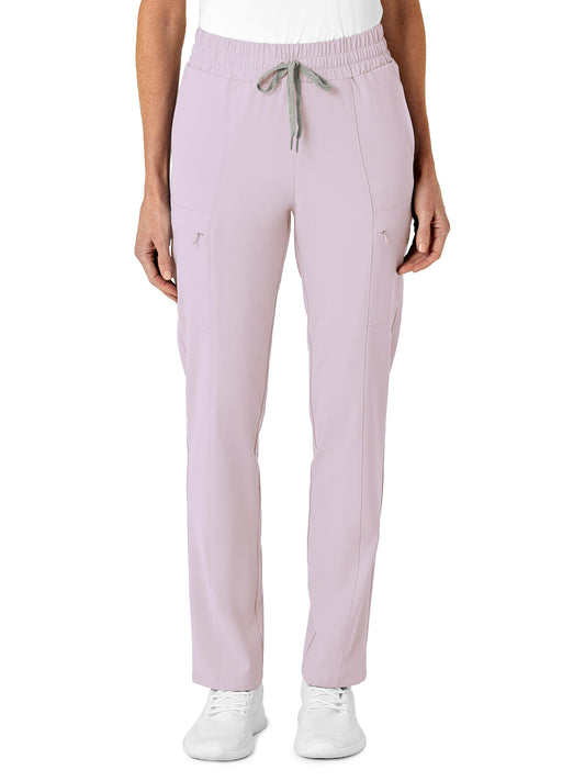 Women's Five-Pocket High Waist Slim Cargo Pant - 5334 - Pastel Lilac