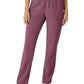 Women's Five-Pocket High Waist Slim Cargo Pant - 5334 - Wine Heather