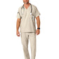 Men's Nine-Pocket Flat Front Cargo Pant - 5355 - Khaki