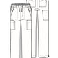 Men's Nine-Pocket Flat Front Cargo Pant - 5355 - Red