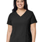 Women's Four-Pocket V-Neck Top - 6134 - Black