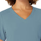 Women's Four-Pocket V-Neck Top - 6134 - Elemental Blue