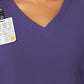 Women's Four-Pocket V-Neck Top - 6134 - Grape