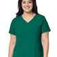Women's Four-Pocket V-Neck Top - 6134 - Hunter