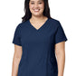 Women's Four-Pocket V-Neck Top - 6134 - Navy