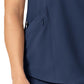 Women's Four-Pocket V-Neck Top - 6134 - Navy