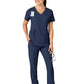 Women's Four-Pocket V-Neck Top - 6134 - Navy