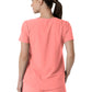 Women's Four-Pocket V-Neck Top - 6134 - Paradise Pink