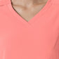 Women's Four-Pocket V-Neck Top - 6134 - Paradise Pink