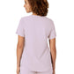 Women's Four-Pocket V-Neck Top - 6134 - Pastel Lilac