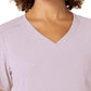Women's Four-Pocket V-Neck Top - 6134 - Pastel Lilac
